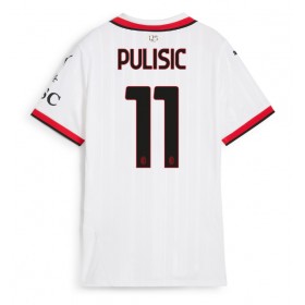 AC Milan Christian Pulisic #11 Borte skjorte til dame 2024-25 Kortermet